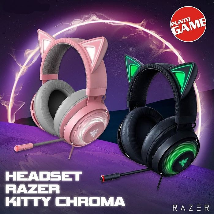 Распродажа! Razer Kraken Kitty RGB Наушники Подарок для девушки