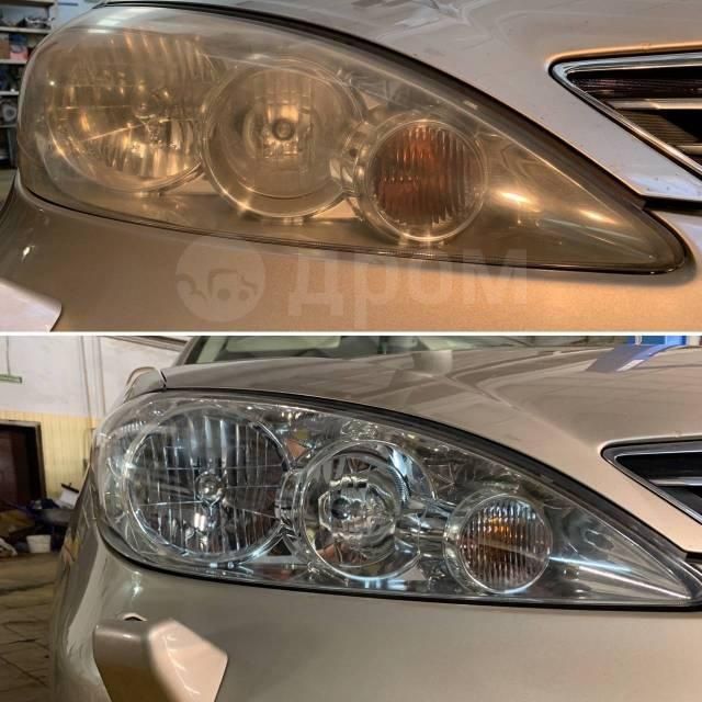 Полировка фар авто