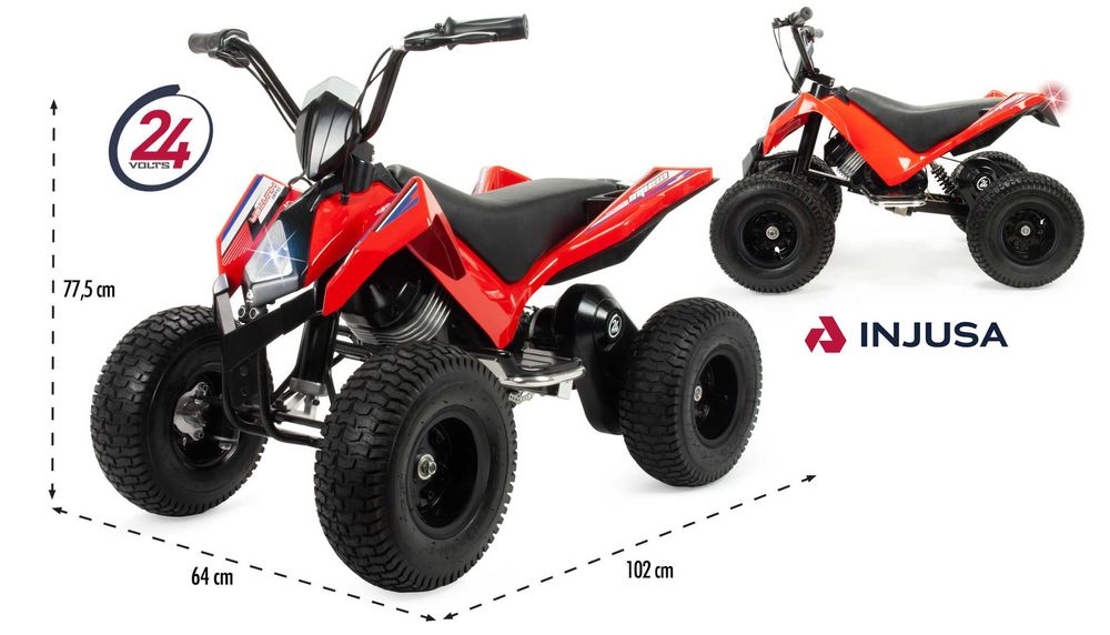 ATV Electric copii Injusa 24v, trimit in tara pe palet 120x80 infoliat