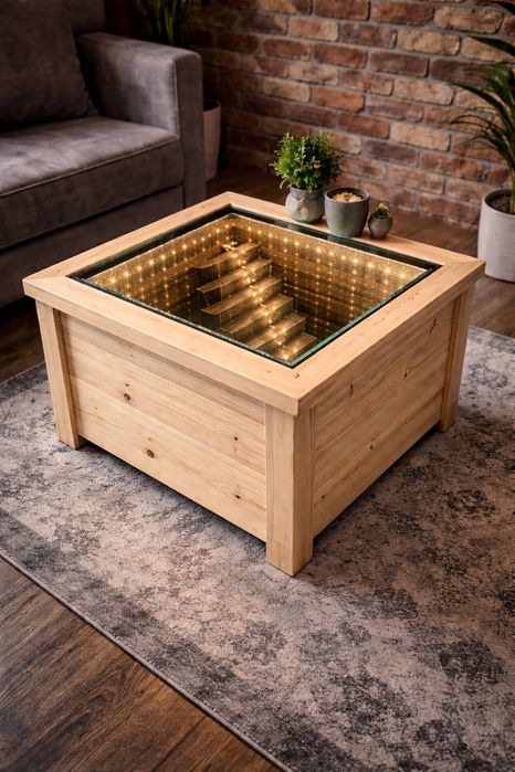 Masă de cafea handmade – la comandă!