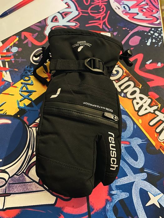 Manusi ski baieti Reusch R-TEX XT Junior Lobster, negru