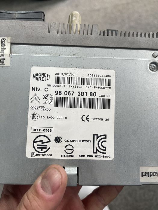 Unitate navigatie 9806730180