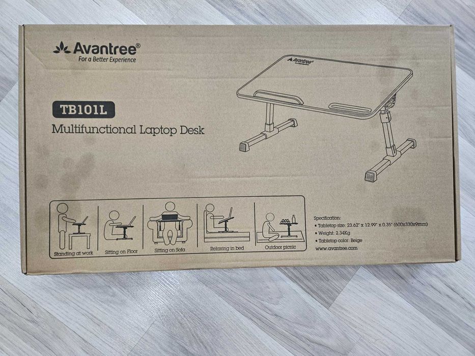 Măsuță Avantree TB101L multifunctională pentru laptop – Ca nouă
