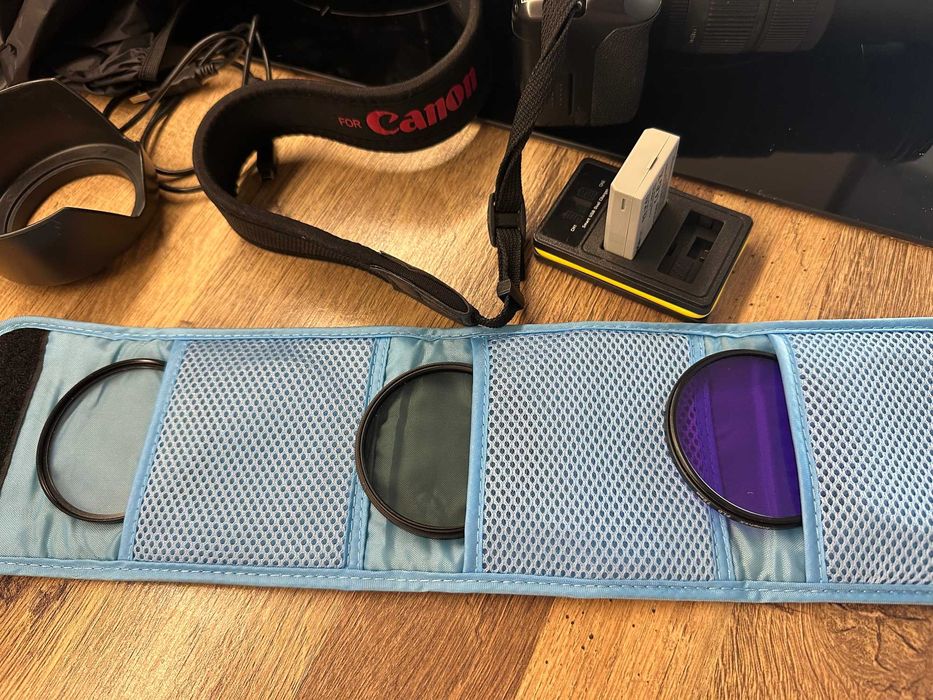 Canon EOS 450D (Rebel XSi) с обективи и аксесоари