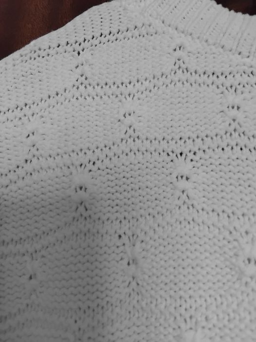 Снежнобяла блуза с дантела TOGETHER