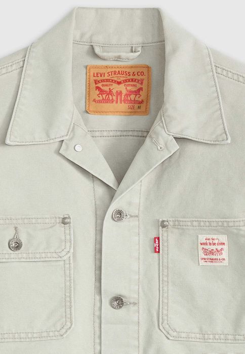 Geacă ”SUNRISE TRUCKER” Levi's® Workwear, gri, oversized (56)