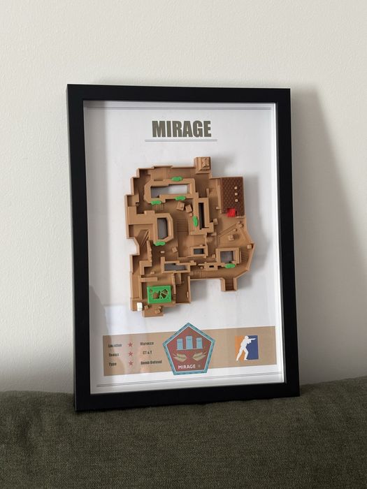 Tablou csgo printat 3d