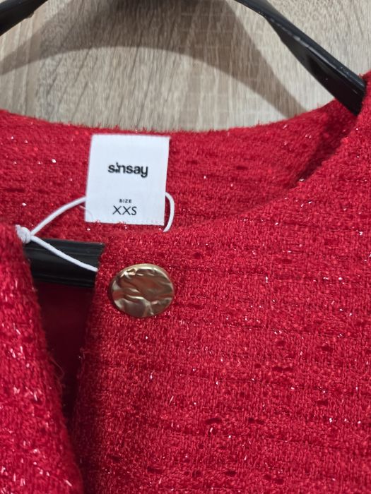 Сако червено пролетно