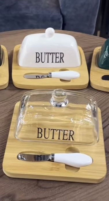 Маслёнка с ножиком