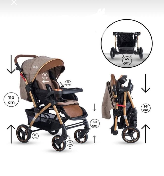 Детская прогулочная коляска