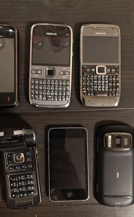 Nokia 808 pureview , iphone 3gs , ipod , Nokia 3110c, 7900 prism , Motorola Sony Ericsson и други