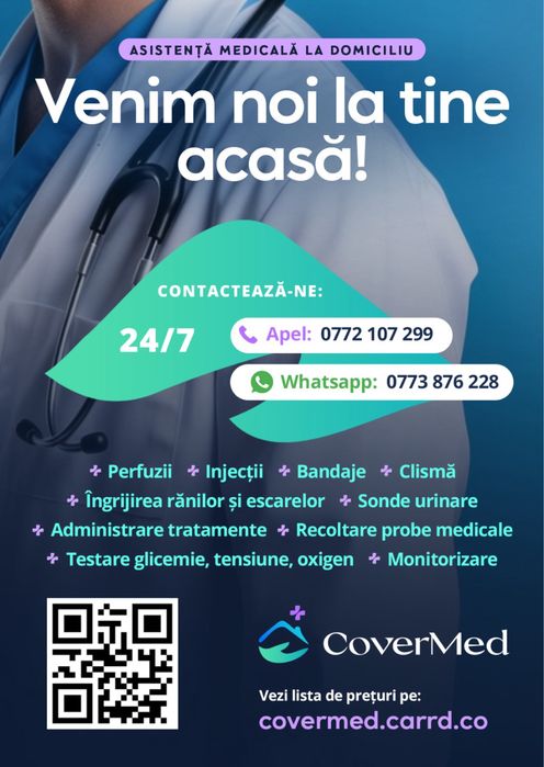 Asistent medical la domiciliu/ ingrijiri medicale la domiciliu
