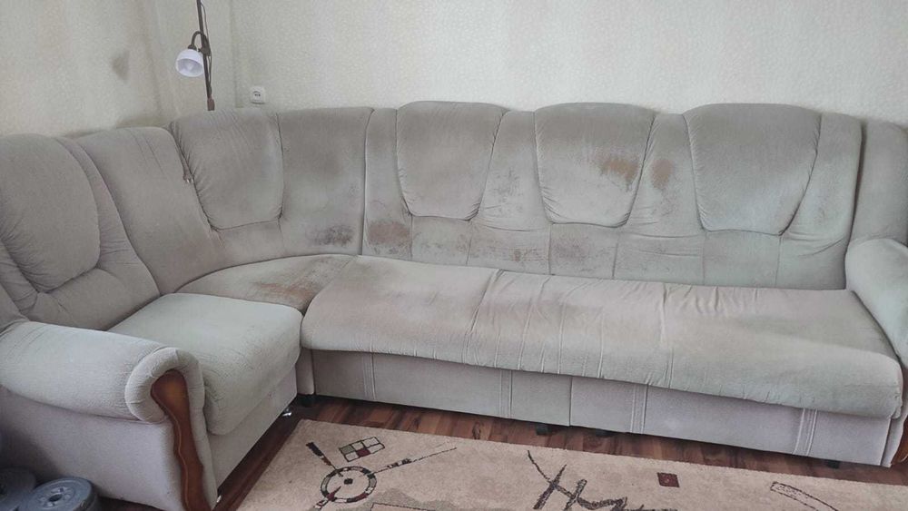 Бесплатно, диван угловой 3,0 м + кресло