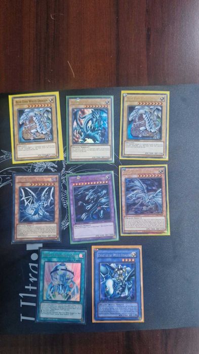 Yugioh Blue-Eyes cards