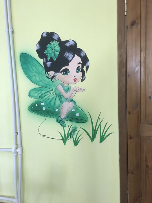 Роспись стен, художник Актобе