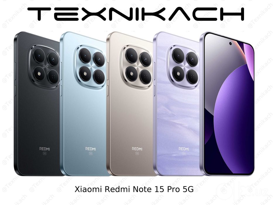 Xiaomi Redmi Note 15 Pro 5G • Yetkazib berish • Tekshirib to‘lash