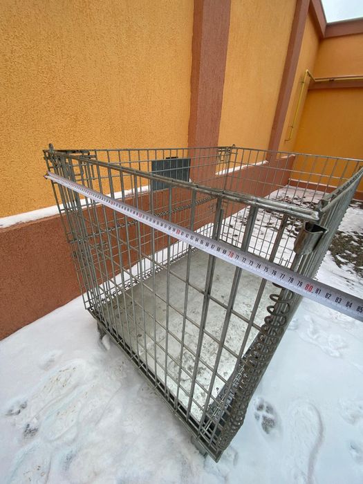 Avem  pe stoc  boxpaleți metalice pliabili 120x80x90