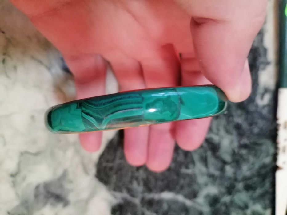 Bratara hand made din malachit natural autentic