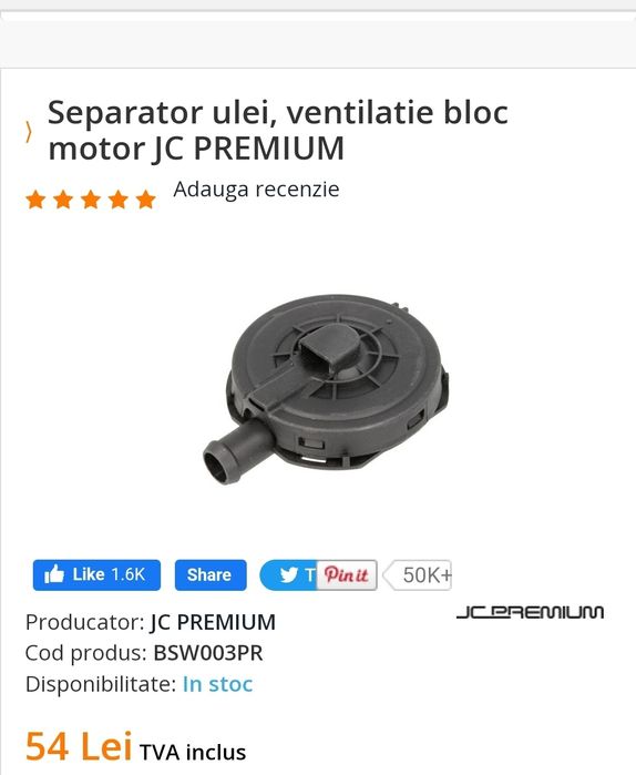 Separator oleju BSW003PR