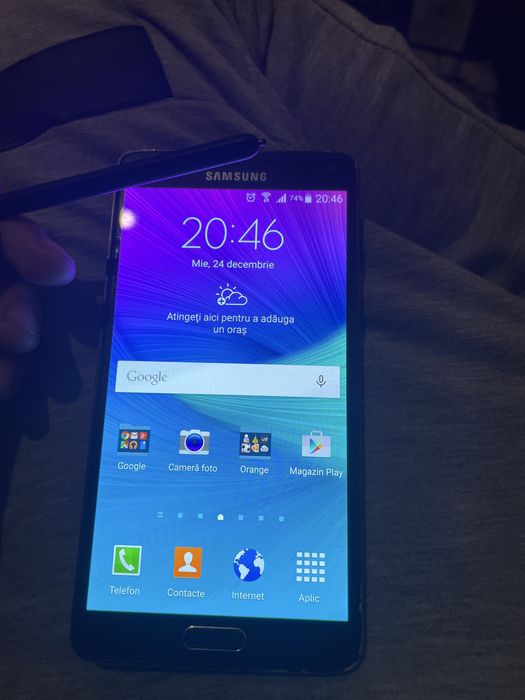 Vand samsung galaxy note 4