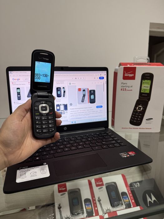 Perfectum Samsung Verizon Gusto 3 + nomer hadya