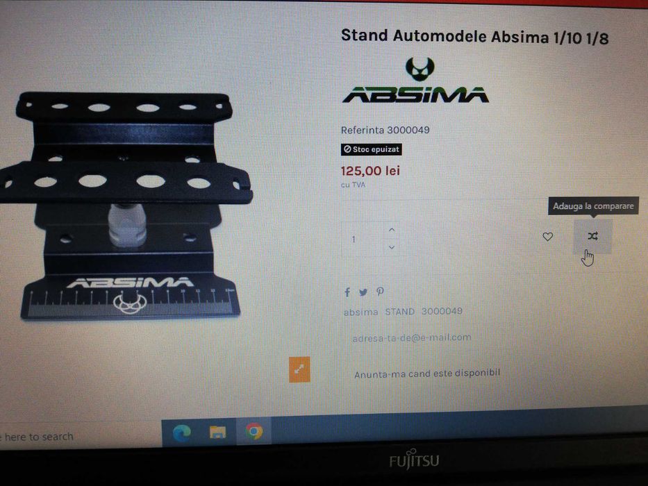 Automodel Stand Absima cu rotire si inaltime ajustabila 1/12 1/10, 1/8