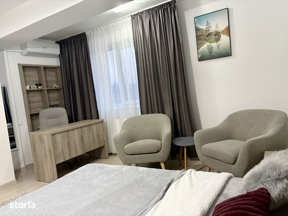 Garsonieră modernă de închiriat – zonă semicentrală, bloc nou