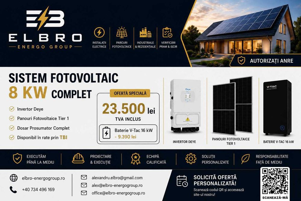 Montaj Fotovoltaice Industriale HALE & FABRICI | ELBRO ENERGO GROUP