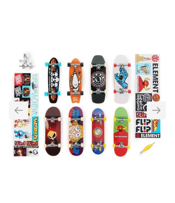 Set 8 Tech deck skate de mana