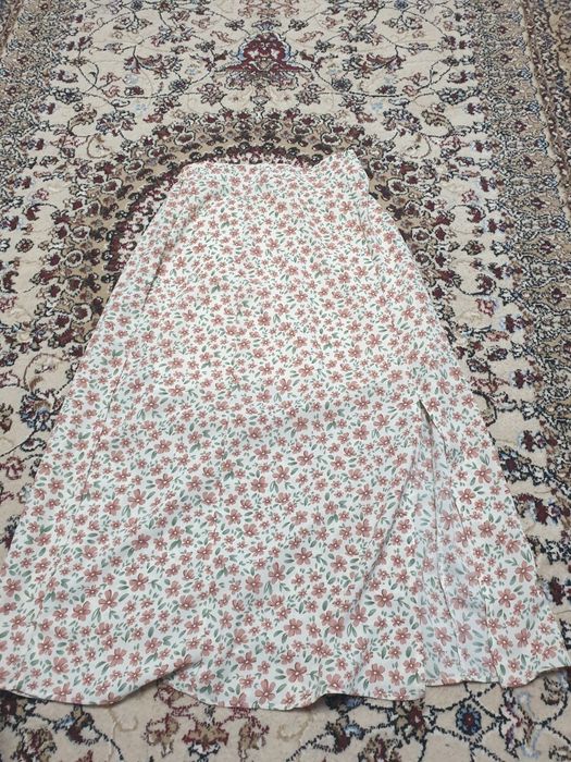 Юбка женская в цветочек