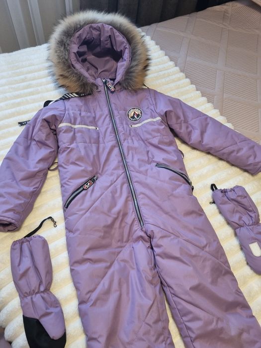 Зимний комбенизон на девочку