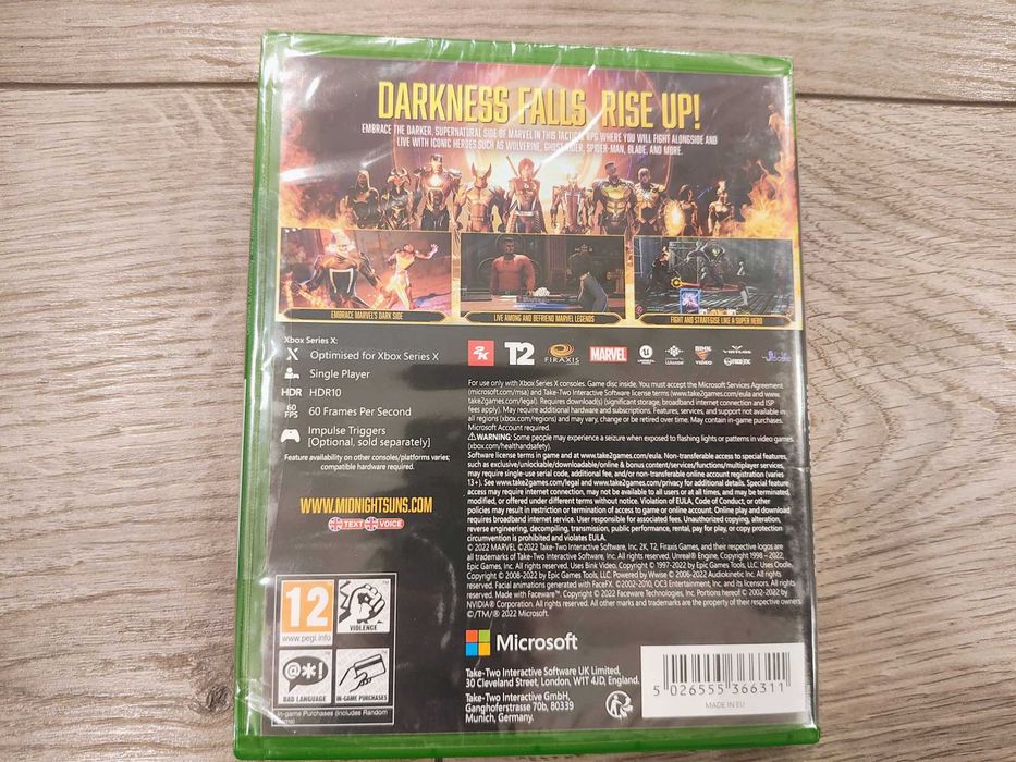 vand sau schimb Marvel`s Midnight Suns pt. Xbox Series ,nou, sigilat