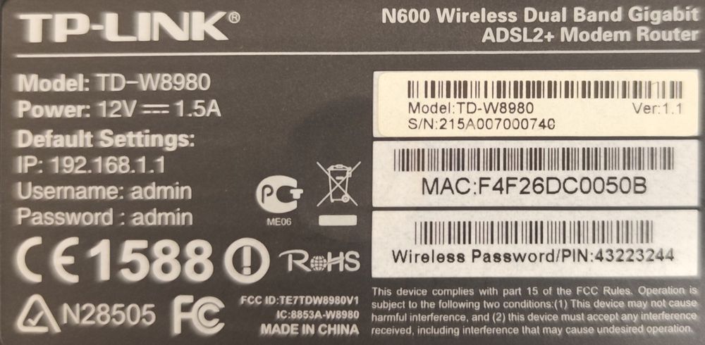Роутер TPLINK Не Рабочий