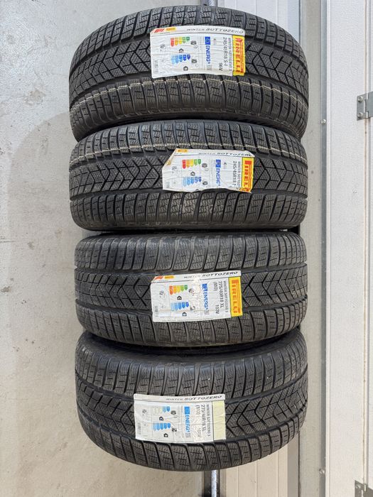 Jante originale Mercedes AMG R18 E class W213 echipate iarna noi