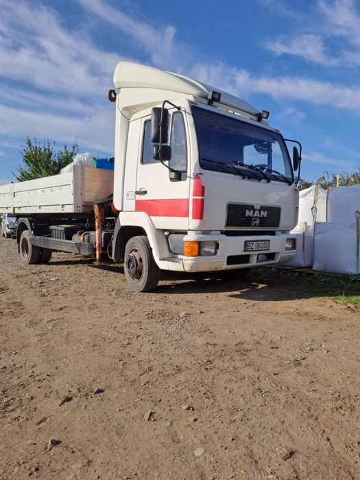 Vand MAN 8.163 cu macara