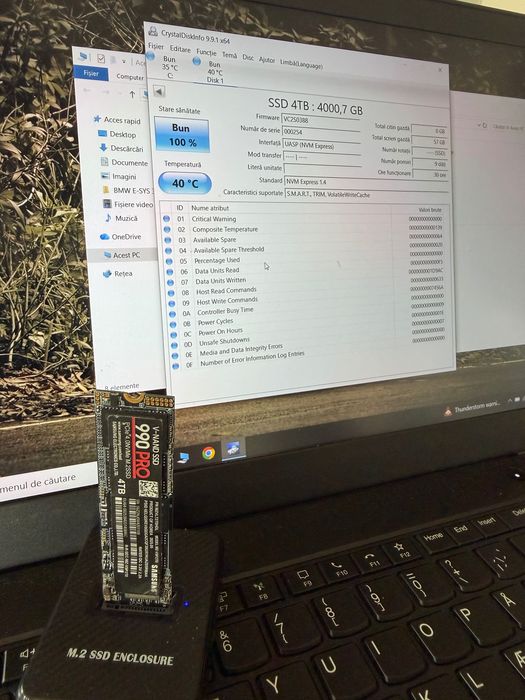 Samsung Ssd m2 4TB 30 ore