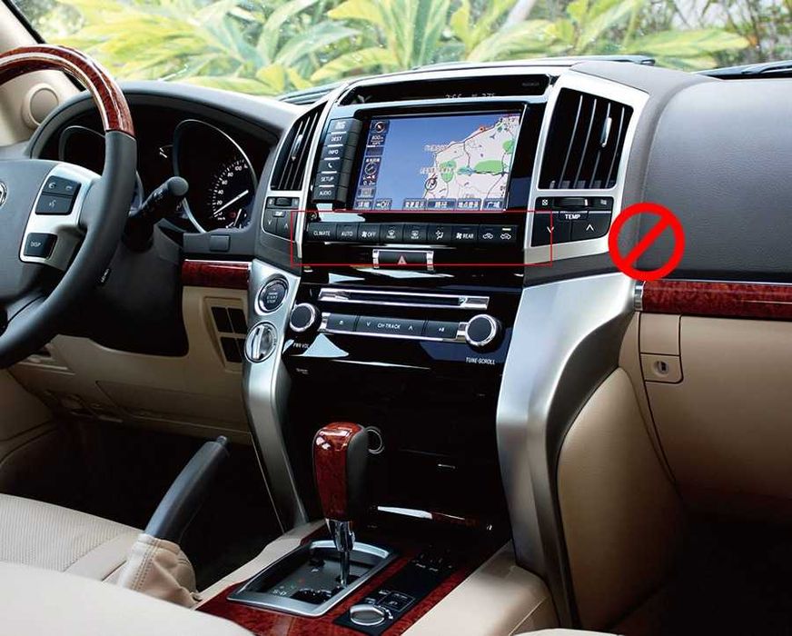 TOYOTA LAND CRUISER 200 2008 - 2015 Андроид Навигация, 9311