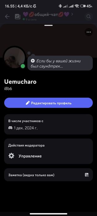 Discord-аккаунт с уникальным тегом