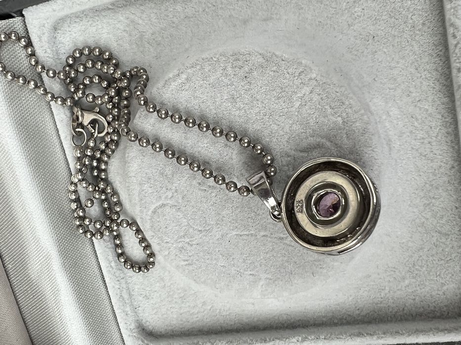 Pandantiv si lant din argint