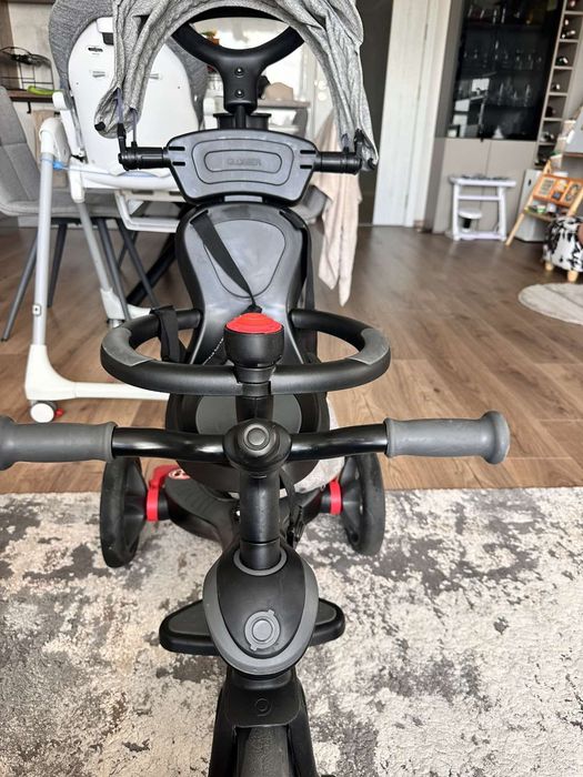 Детска триколка 4 в 1 Globber - Explorer Trike Deluxe Play, сива