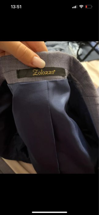 Costum 3 piese marimea 50 80% lana