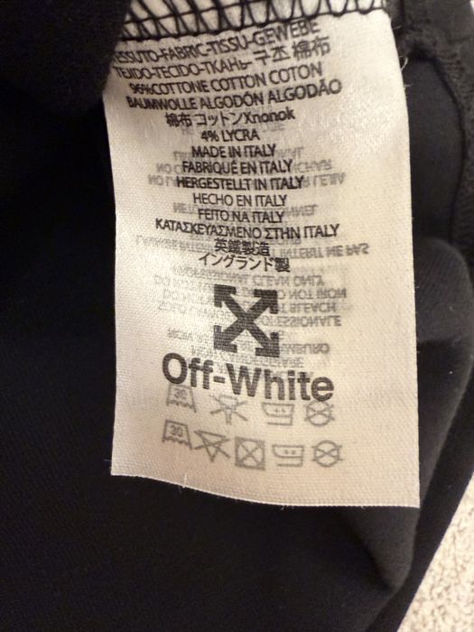 Tricou off white M negru
