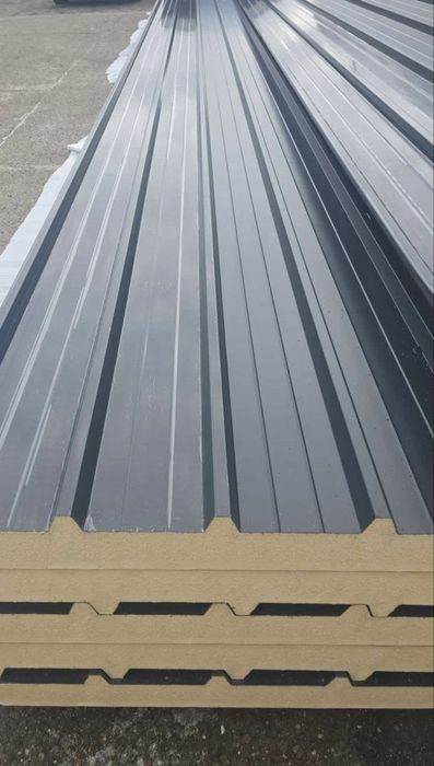 Panouri sandwich perete / acoperis din STOC  GRI ANTRACIT