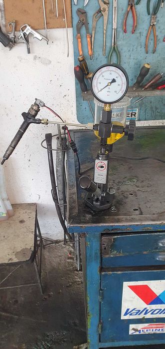 стенд за комън рейл, пиезо и обикновенни дюзи