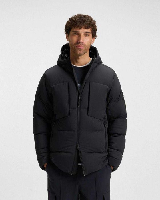 BOSS мужская зимняя водоотталкивающая куртка пуховик РАЗМЕР L