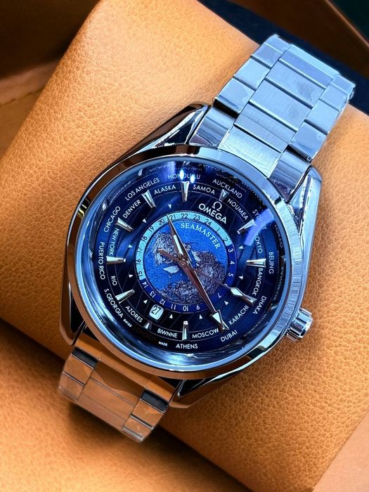 Omega Seamaster Aqua Terra Worldtimer.