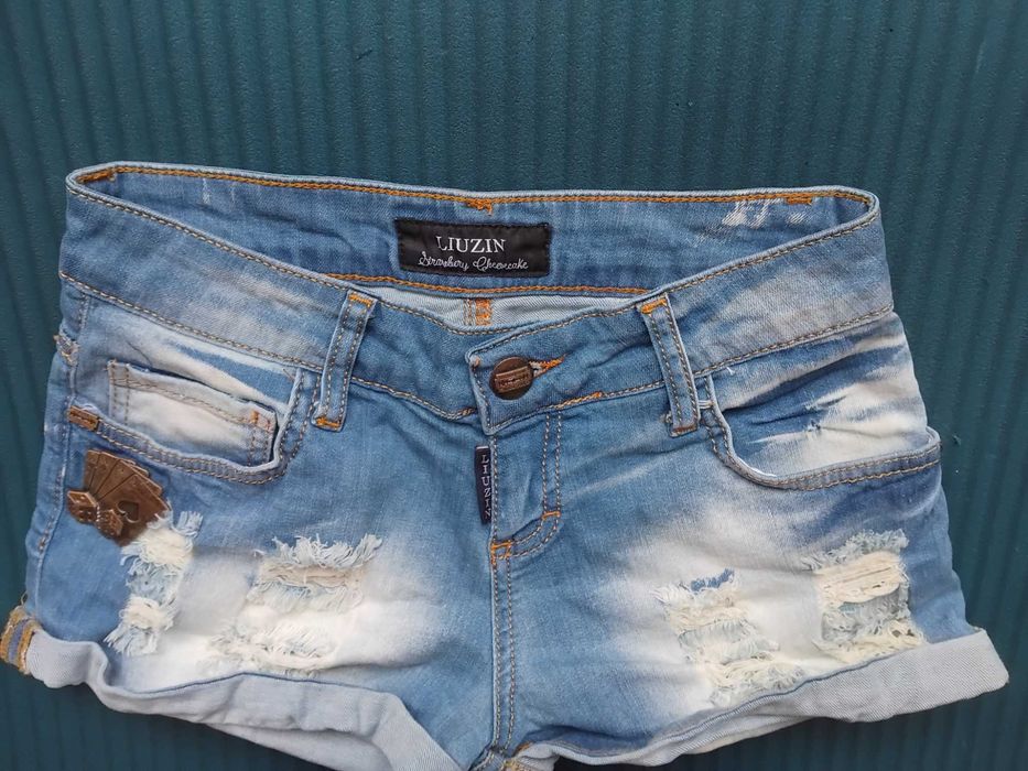 Дънкови къси панталони