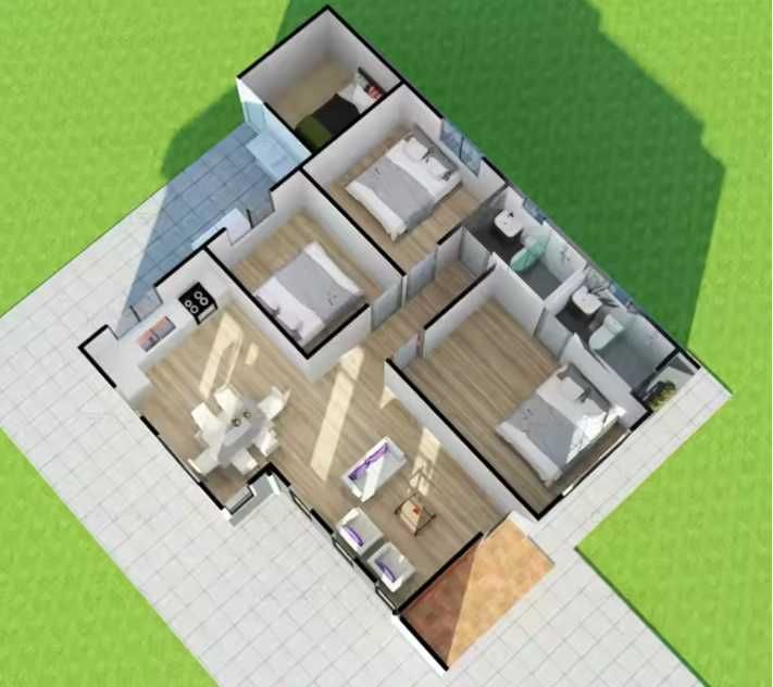 Kit casa din panouri SIP