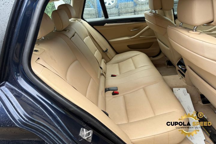 Bancheta spate piele crem BMW Seria 5 F11 [facelift] [2013 - 2017]