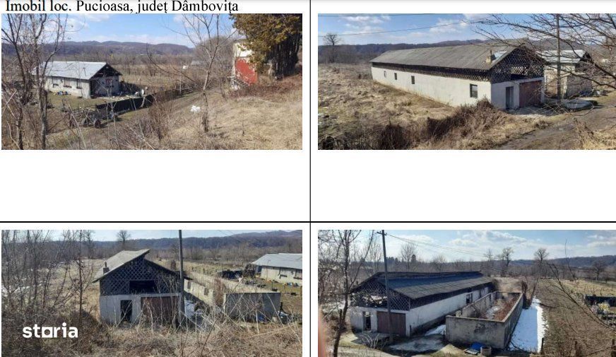 Teren 2176 mp + Constructii 340 mp - Pucioasa, judet Dambovita